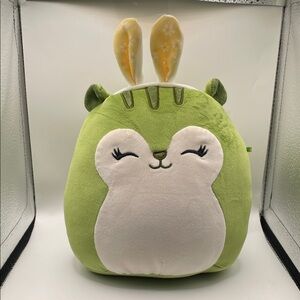 Squishmallows Green and White Plush Animal
